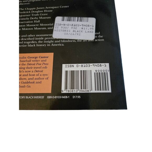 Historic black landmarks a travelers guide by George Cantor - visible ink - isbn - Picture 5 of 6